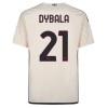 Conjunto (Camiseta+Pantalón Corto) AS Roma Dybala 21 Segunda Equipación 23-24 - Niño